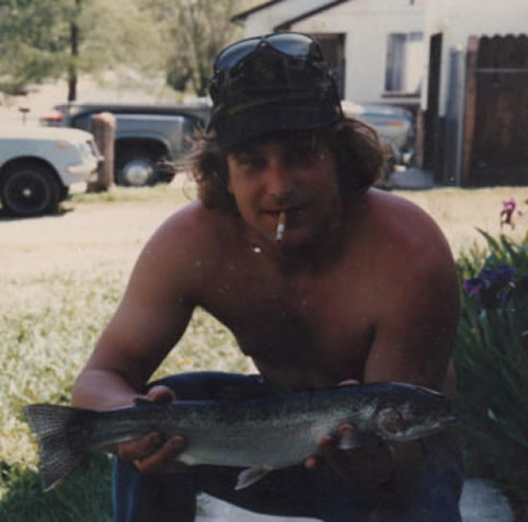 Dave first steelhead trout from American river